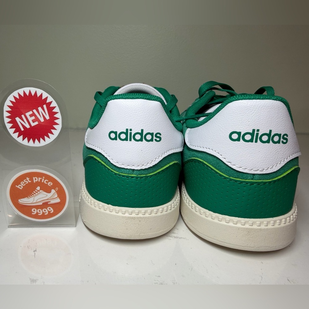adidas - Size 8 - Women's Breaknet Sleek Shoes Green JH6896 - New - Picture 7 of 12